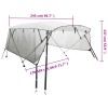 Négyágú bimini tető hálós oldalfalakkal 243x(170-182)x137 cm
