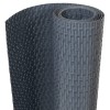 10 db antracitszürke polyrattan erkélyparaván 255 x 19 cm