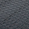 10 db antracitszürke polyrattan erkélyparaván 255 x 19 cm