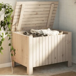 Rana tömör fenyőfa tárolóláda fedéllel 80 x 49 x 54 cm