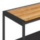 3 szintes fekete polyrattan és tömör akácfa zsúrkocsi 3 szintes fekete polyrattan és tömör akácfa zsúrkocsi