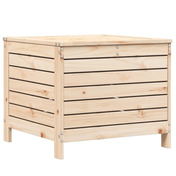 Tömör fenyőfa kerti lábzsámoly 62 x 63,5 x 53,5 cm