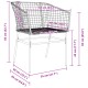 2 db barna polyrattan kerti szék