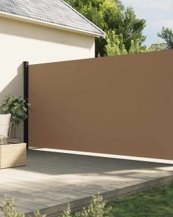 Tópszínű behúzható oldalsó napellenző 200 x 300 cm