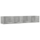 2 db betonszürke szerelt fa faliszekrény 99x18x16,5 cm 2 db betonszürke szerelt fa faliszekrény 99x18x16,5 cm