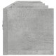 2 db betonszürke szerelt fa faliszekrény 99x18x16,5 cm 2 db betonszürke szerelt fa faliszekrény 99x18x16,5 cm