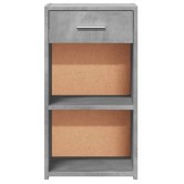 2 db betonszürke szerelt fa éjjeliszekrény 35 x 34 x 65 cm