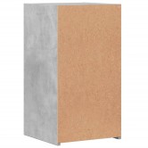2 db betonszürke szerelt fa éjjeliszekrény 35 x 34 x 65 cm