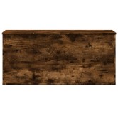 Füstös tölgy színű szerelt fa tárolóláda 100x42x46 cm
