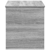 Szürke sonoma szerelt fa tárolóláda 100x42x46 cm