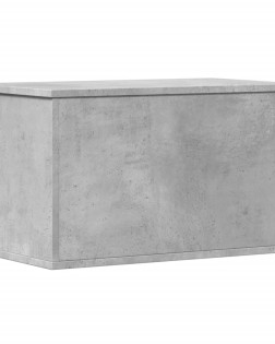 Betonszürke szerelt fa tárolóláda 60 x 35 x 35 cm