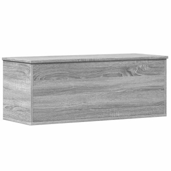 Szürke sonoma színű szerelt fa tárolóláda 90 x 35 x 35 cm