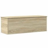 Sonoma tölgy színű szerelt fa tárolóláda 102 x 35 x 35 cm