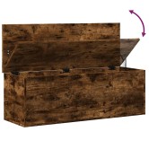 Füstös tölgy színű szerelt fa tárolóláda 102 x 35 x 35 cm Füstös tölgy színű szerelt fa tárolóláda 102 x 35 x 35 cm