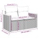 11 részes bézs polyrattan kerti ülőgarnitúra párnákkal 11 részes bézs polyrattan kerti ülőgarnitúra párnákkal