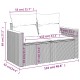 4 részes fekete polyrattan kerti ülőgarnitúra párnával 4 részes fekete polyrattan kerti ülőgarnitúra párnával
