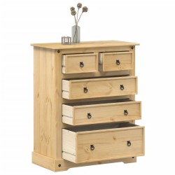 Corona tömör fenyőfa komód 92x48x114 cm