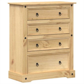 Corona tömör fenyőfa komód 92x48x114 cm