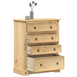 Corona tömör fenyőfa komód 92x48x120 cm