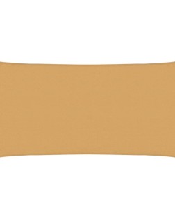 Napellenző vitorla 160 g/m² téglalap alakú homokszínű hdpe 3x6 m