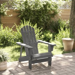 Szürke tömör fenyőfa adirondack szék 69 x 85 x 90,5 cm
