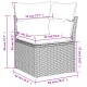 10 részes bézs polyrattan kerti ülőgarnitúra párnával 10 részes bézs polyrattan kerti ülőgarnitúra párnával