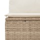 10 részes bézs polyrattan kerti ülőgarnitúra párnával 10 részes bézs polyrattan kerti ülőgarnitúra párnával