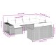 10 részes barna polyrattan kerti ülőgarnitúra párnákkal 10 részes barna polyrattan kerti ülőgarnitúra párnákkal
