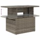 11 részes szürke polyrattan kerti ülőgarnitúra párnákkal 11 részes szürke polyrattan kerti ülőgarnitúra párnákkal