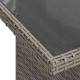 11 részes szürke polyrattan kerti ülőgarnitúra párnákkal 11 részes szürke polyrattan kerti ülőgarnitúra párnákkal