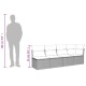 11 részes szürke polyrattan kerti ülőgarnitúra párnákkal 11 részes szürke polyrattan kerti ülőgarnitúra párnákkal