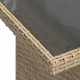 11 részes bézs polyrattan kerti ülőgarnitúra párnákkal 11 részes bézs polyrattan kerti ülőgarnitúra párnákkal
