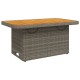 2 részes szürke polyrattan kerti kanapészett párnákkal 2 részes szürke polyrattan kerti kanapészett párnákkal