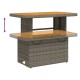 2 részes szürke polyrattan kerti kanapészett párnákkal 2 részes szürke polyrattan kerti kanapészett párnákkal