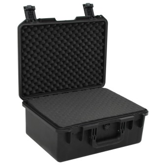 Fekete pp hordozható repülős tok 49 x 38 x 23 cm