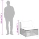 10 részes szürke polyrattan kerti ülőgarnitúra párnákkal 10 részes szürke polyrattan kerti ülőgarnitúra párnákkal