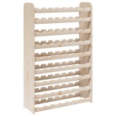 Tömör fenyőfa bortartó állvány 72,5 x 25 x 111,5 cm