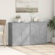 2 db betonszürke szerelt fa tálalószekrény 60 x 31 x 70 cm 2 db betonszürke szerelt fa tálalószekrény 60 x 31 x 70 cm