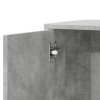 2 db betonszürke szerelt fa tálalószekrény 60 x 31 x 70 cm