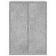 2 db betonszürke szerelt fa tálalószekrény 60 x 31 x 84 cm 2 db betonszürke szerelt fa tálalószekrény 60 x 31 x 84 cm