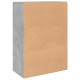 2 db betonszürke szerelt fa tálalószekrény 60 x 31 x 84 cm 2 db betonszürke szerelt fa tálalószekrény 60 x 31 x 84 cm