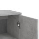 2 db betonszürke szerelt fa tálalószekrény 60 x 31 x 84 cm 2 db betonszürke szerelt fa tálalószekrény 60 x 31 x 84 cm