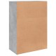 2 db betonszürke szerelt fa tálalószekrény 60 x 31 x 84 cm 2 db betonszürke szerelt fa tálalószekrény 60 x 31 x 84 cm
