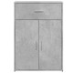 2 db betonszürke szerelt fa tálalószekrény 60 x 30 x 84 cm 2 db betonszürke szerelt fa tálalószekrény 60 x 30 x 84 cm