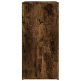 2 db füstös tölgy színű szerelt fa tálalószekrény 79x38x80 cm