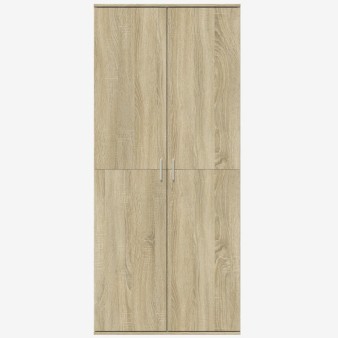Sonoma tölgy színű szerelt fa magasszekrény 80 x 35 x 180 cm