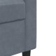 Sötétszürke bársony kanapéfotel 60 cm Sötétszürke bársony kanapéfotel 60 cm