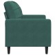 Sötétzöld bársony kanapéfotel 60 cm