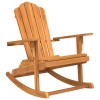 Tömör tíkfa kerti adirondack hintaszék