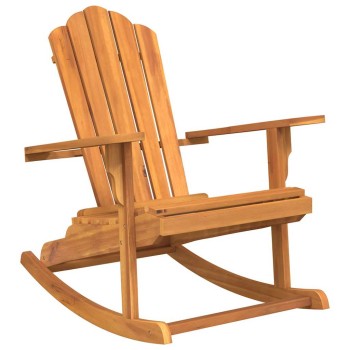 Tömör tíkfa kerti adirondack hintaszék